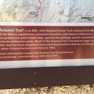 The AZ Trail is beautiful!!
