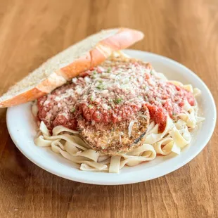 Eggplant Parmesan (available mid June through mid September)