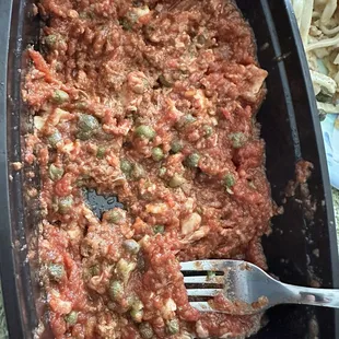 All sauce !! Hardly any pasta or cheese.