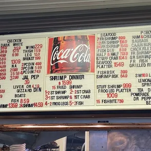 Updated menu 2021