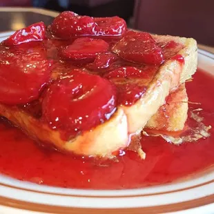 Strawberry  French toast ...