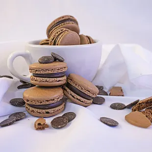 Chocolate Macarons