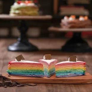 Rainbow Crepe Cake