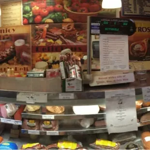a display of donuts