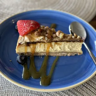 Pumpkin praline cheesecake