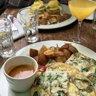 Spinach Frittata, Eggs florentine