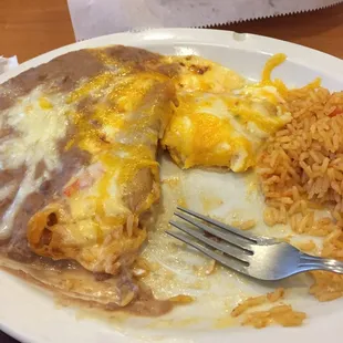 Cheese enchiladas