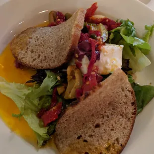 Warm Goat Cheese Salad