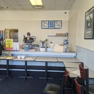 Social distancing from the counter