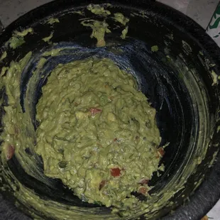 Table side guacamole. Yum