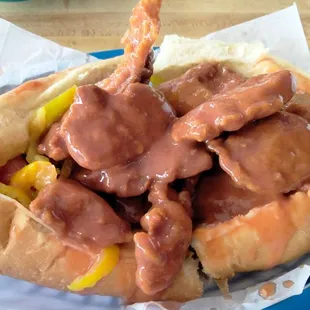 Buffalo chicken sub