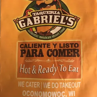 a bag of hot and ready to eat