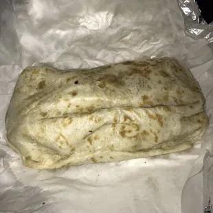 My burrito was huge!