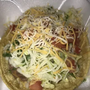 Vegetarian taco