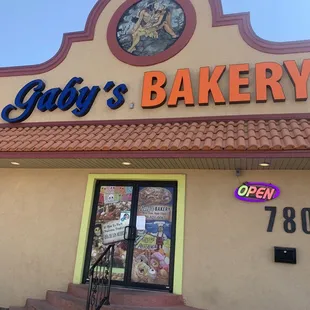 the front of the store