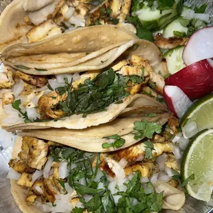 Chicken tacos