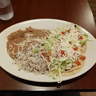 Taco platter (carnitas)