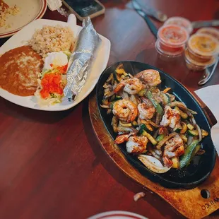 Shrimp fajitas / $26.99
