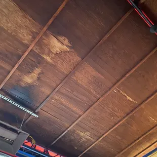 Water leak from rooftop! (Free shower )