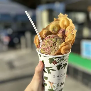 Hojicha on Gadani Classic Waffle