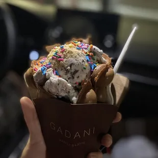 dessert, food