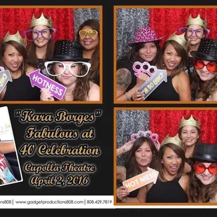 Kara&apos;s Fabulous at 40 Celebration Photobooth