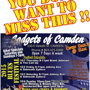 2015 G.O.C Blues Festival Entertainment