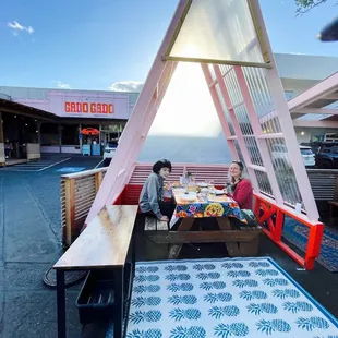 Mom's day in the A-frame! 5/21