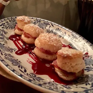 Hot Smithfield Ham Biscuits