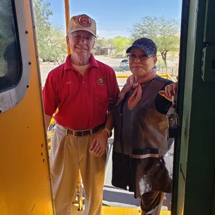 Friendly Tour Guide made my mom-in-law day !!!