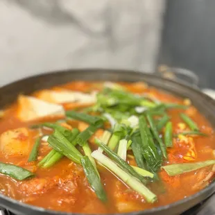 Army stew with ramen. Yummy!