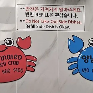 small, medium, and large servings