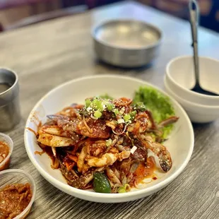 Raw marinated crab, 10/10!!!