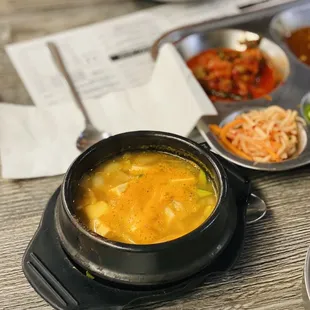 Tofu soup