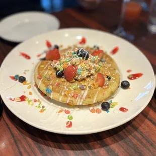 Fruity Pebbles pancake!