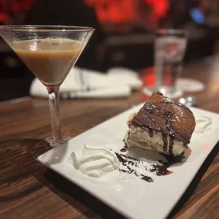 Tiramisu and espresso martini