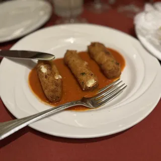 Stuffed Homemade Mozzarella Stricks
