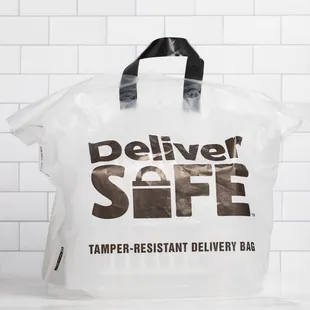 Safety sealed delivery bags.