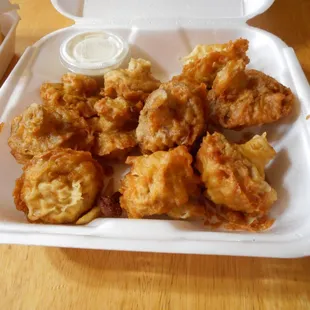 Yum! Deep fried Mushrooms
