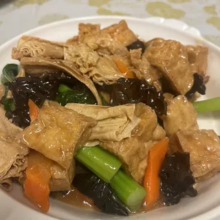 Fried Tofu with Veggie