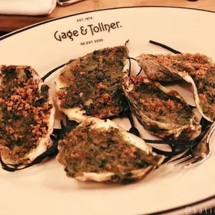 Oysters Rockefeller