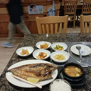 F3. Mackerel Gui and Doenjang Jigae