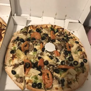 12&quot; Medium Veggie Blanco Pizza