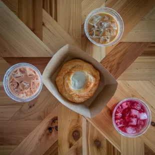 a variety of coffees