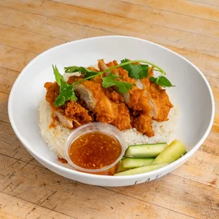 Crispy GAI!  Our most popular dish