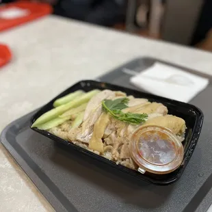 Lunch hainanese chicken (small)