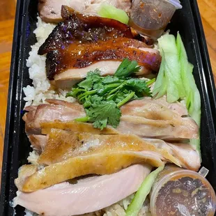 Mixed Steamed and Roasted Chicken