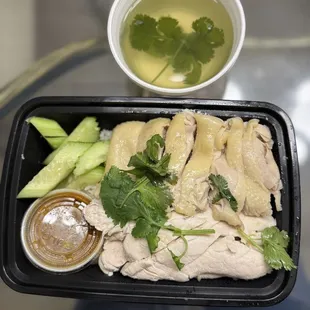 Classic chicken, love the refreshing broth that comes with it.
