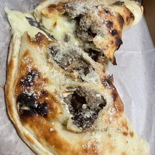 Beef Lamb Gyro Calzone