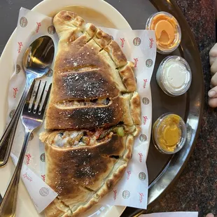 Chicken Tikka Masala Calzone